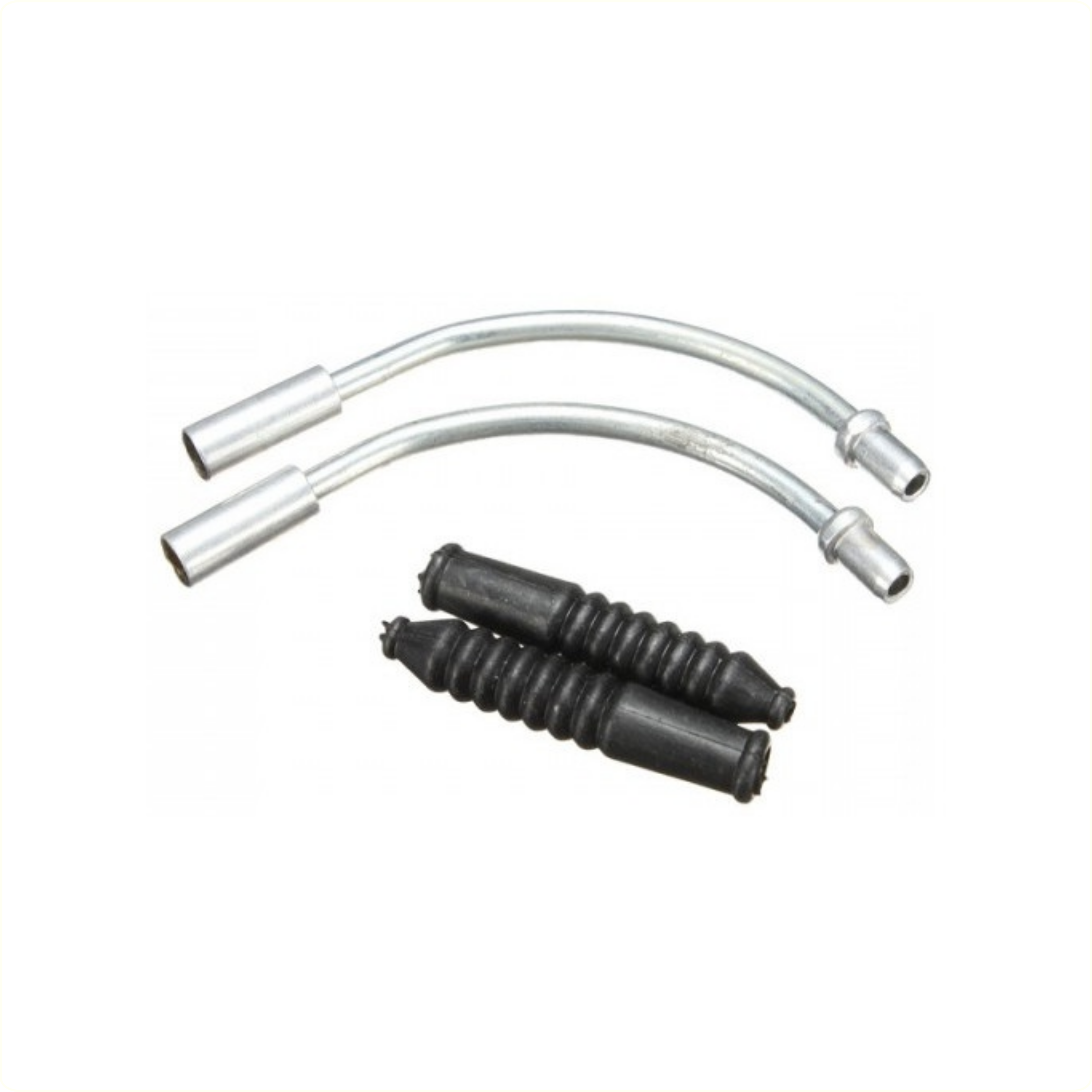 Bofix Kabelbochten v-brake rubbers 90º 6 stuks zilver afbeelding