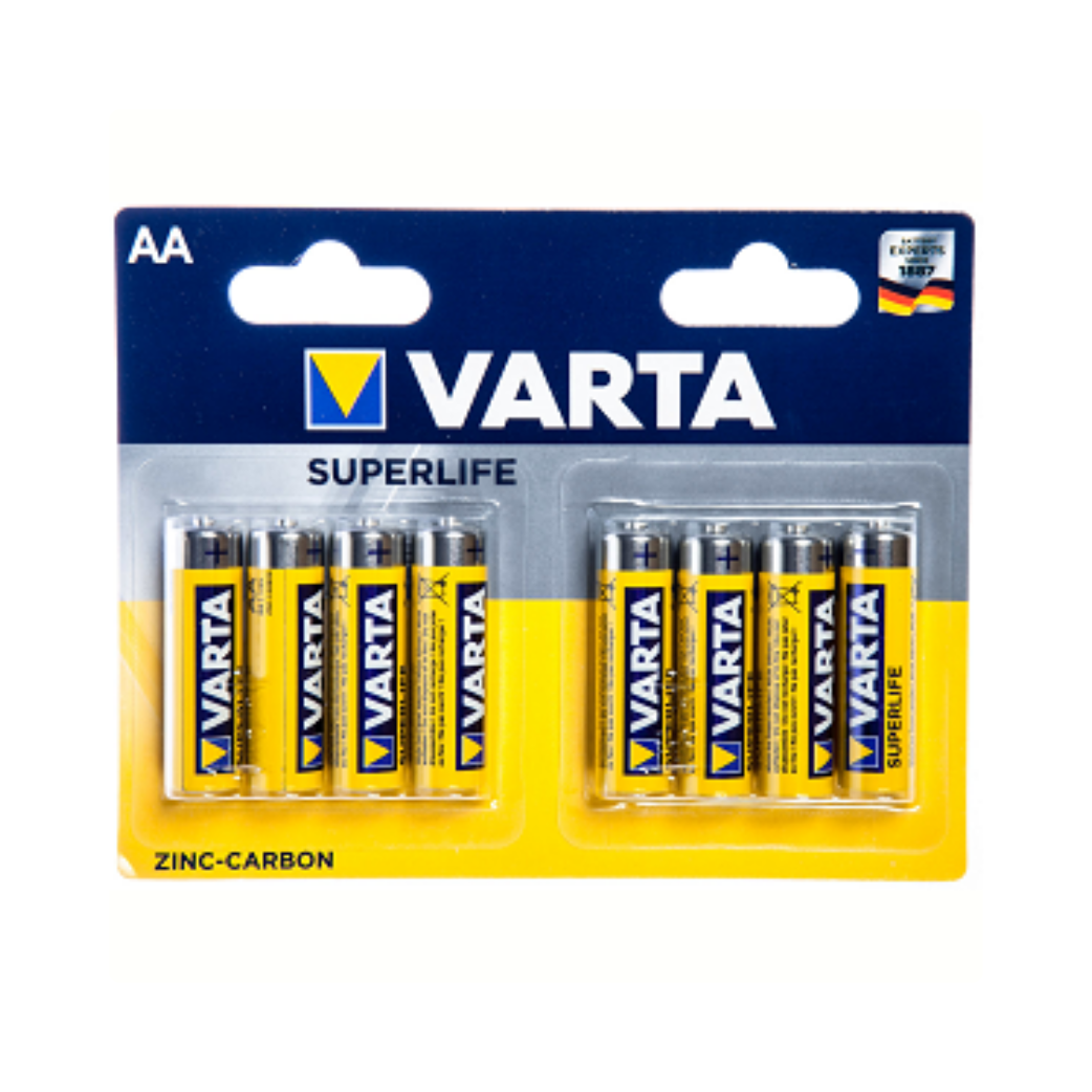 Varta Batterijen aa superlife r06 1,5v zink-carbon 8 stuks afbeelding