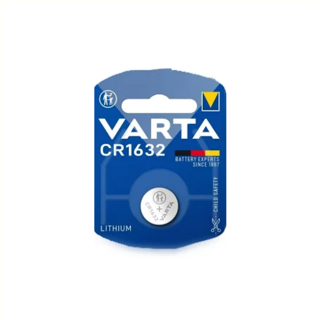 Varta knoopcel batterij cr1632 lithium 3v afbeelding
