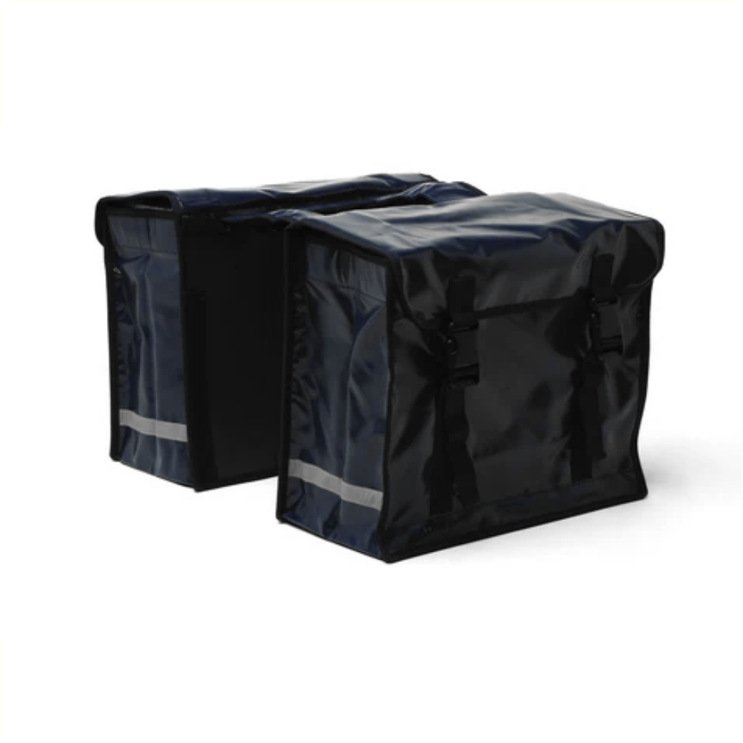 New Looxs Bisonyl dubbele fietstas 66L Zwart