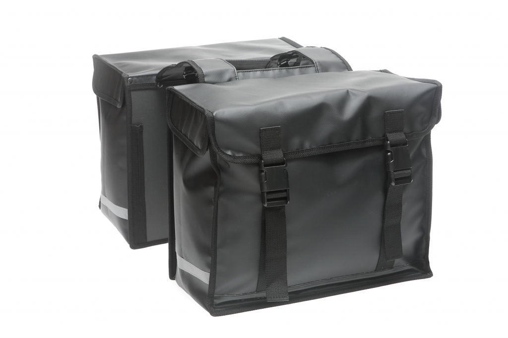 dubbele fietstas Bisonyl 66 liter zwart - 031L.501 dubbele fietstas Bisonyl 66 liter zwart - 031L.501