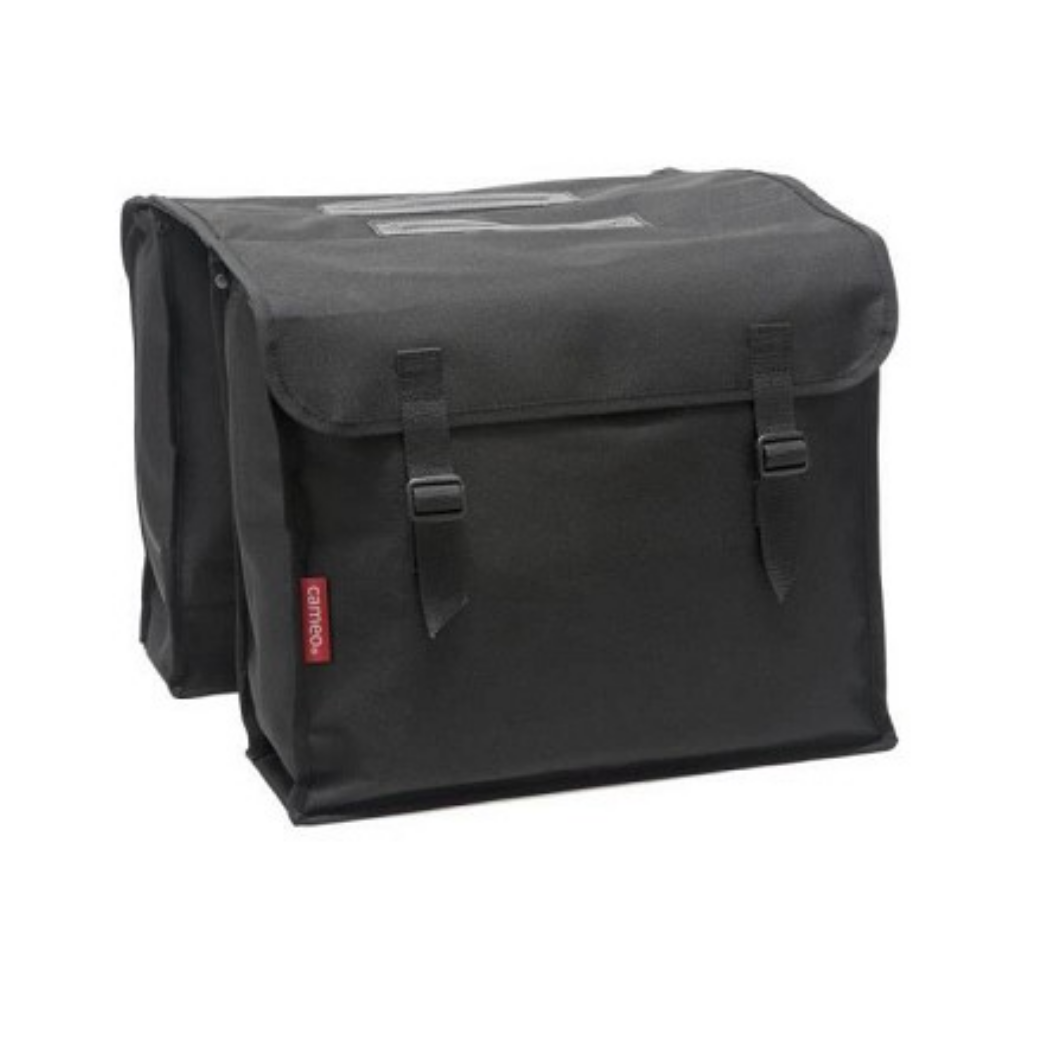 Cameo Dubbele fietstas 30L Zwart