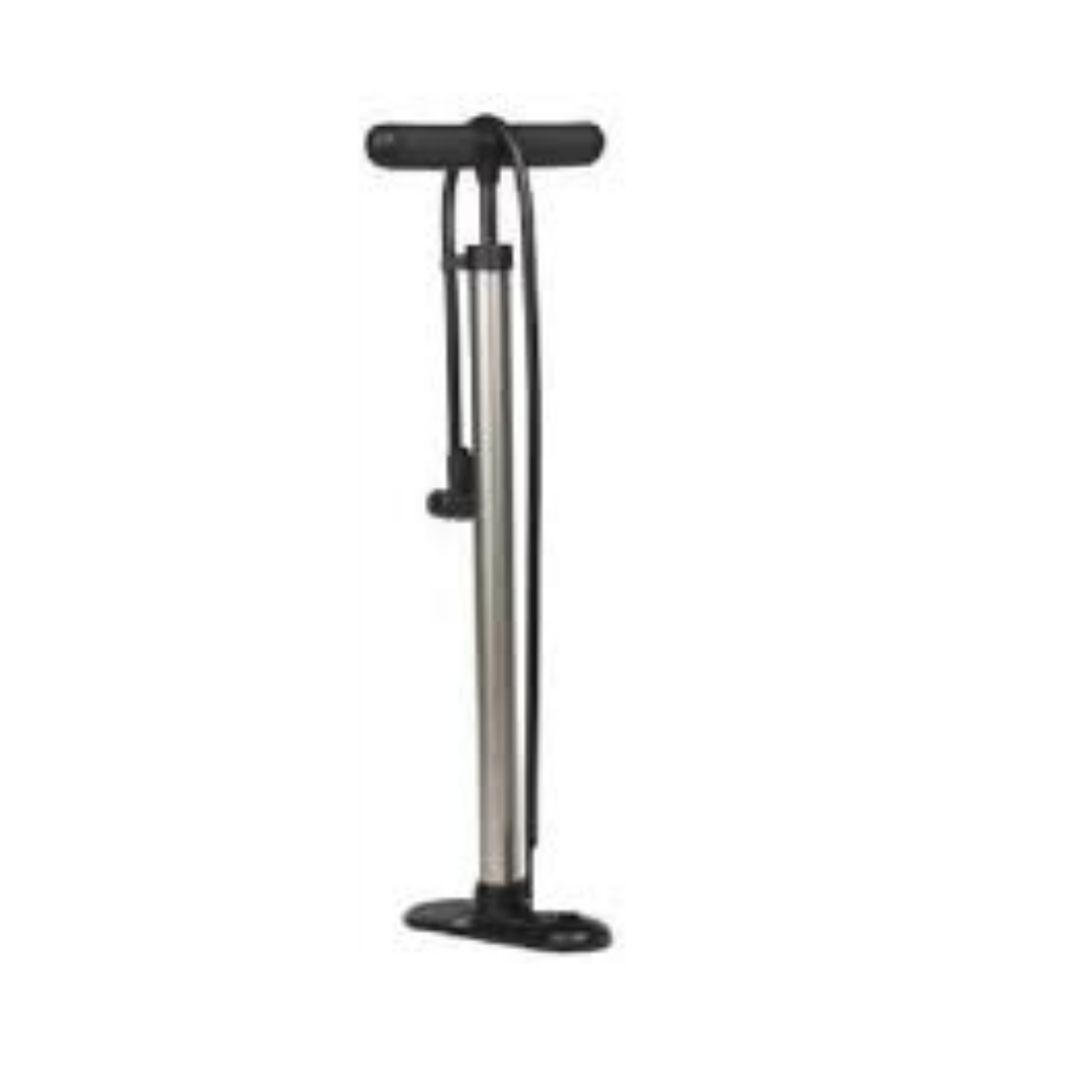 Falkx fietspomp classic zilver. passend op alle ventielen