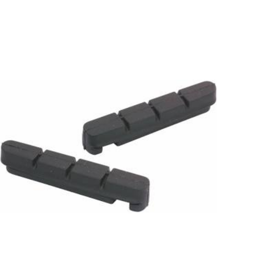Shimano Road vervangings remschoenen elvedes 55 mm voor cartridge v-brake (op kaart) afbeelding