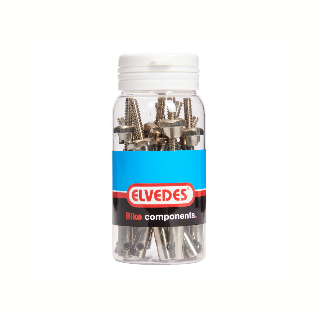 Universele trommelremversteller Elvedes M 4,5 - messing (10 stuks) Universele trommelremversteller Elvedes M 4,5 - messing (10 stuks)
