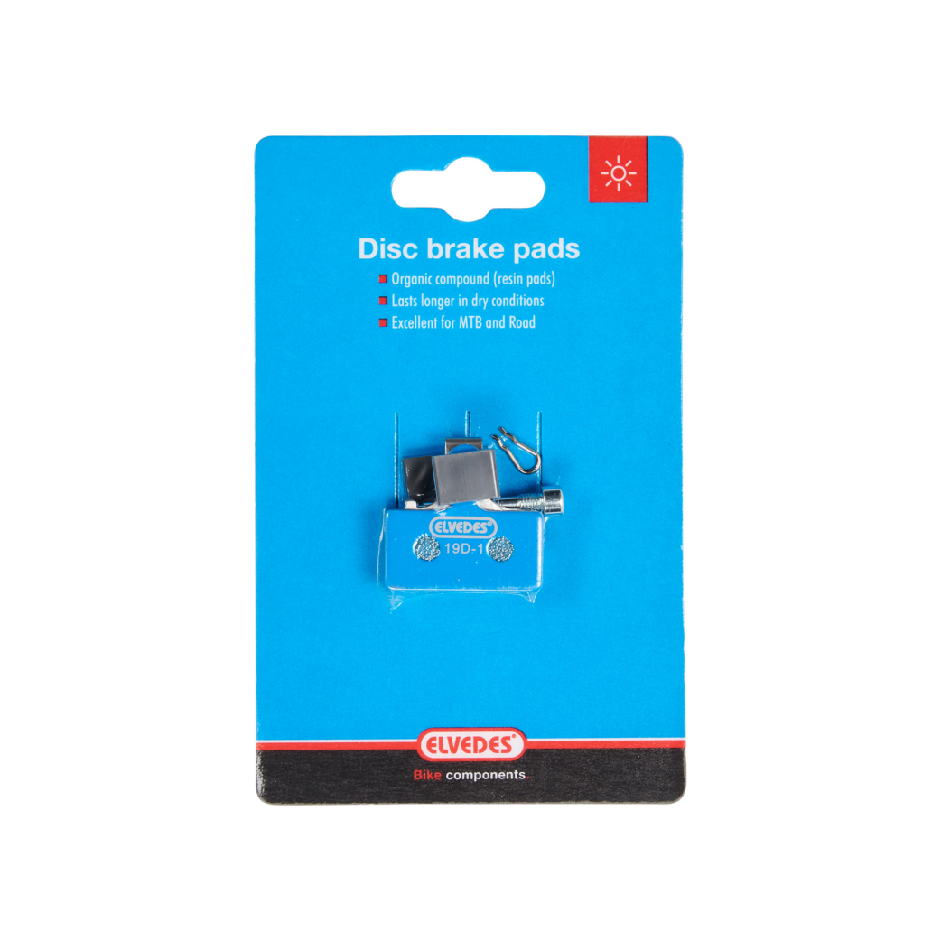 Schijfremblokset Elvedes organisch Shimano BR-M666, M785, M985, M988, R785, RS785 (1 paar) Schijfremblokset Elvedes organisch Shimano BR-M666, M785, M985, M988, R785, RS785 (1 paar)