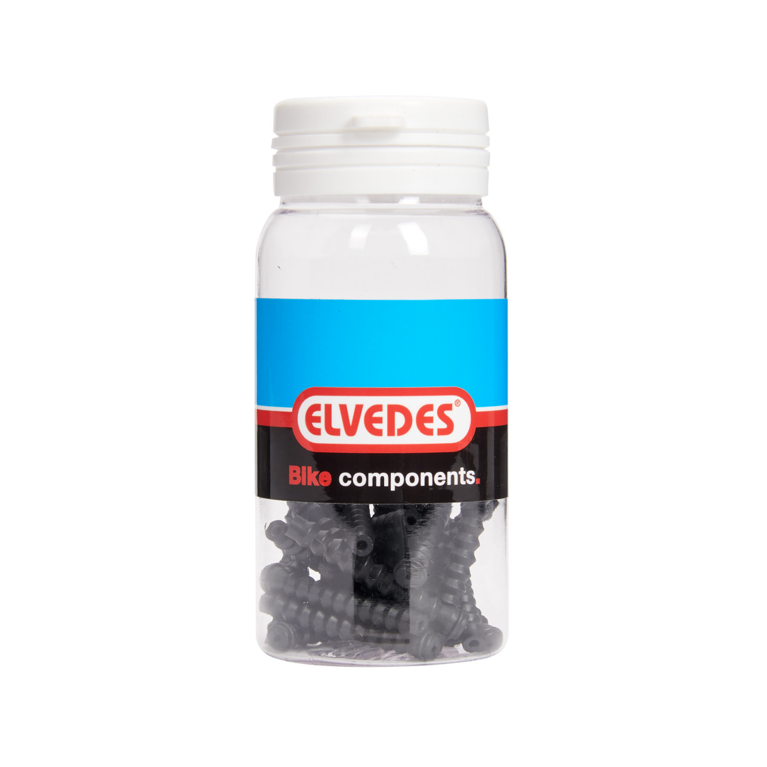 Elvedes rubber balgjes zwart 0.8-1.2mm. 25 stuks in pot afbeelding