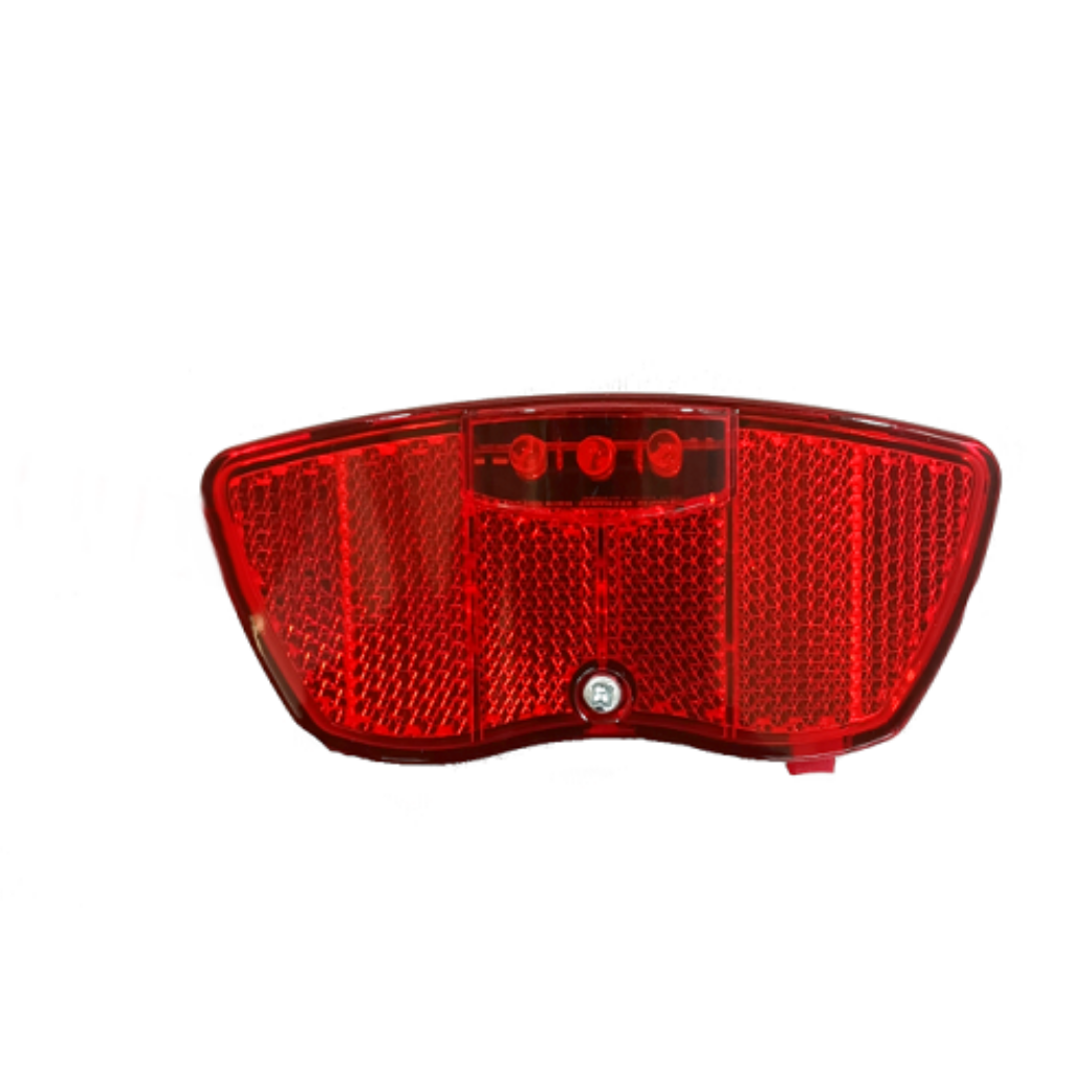 Falkx achterlicht led. montage 80mm incl. batterijen (werkplaatsverpakking)