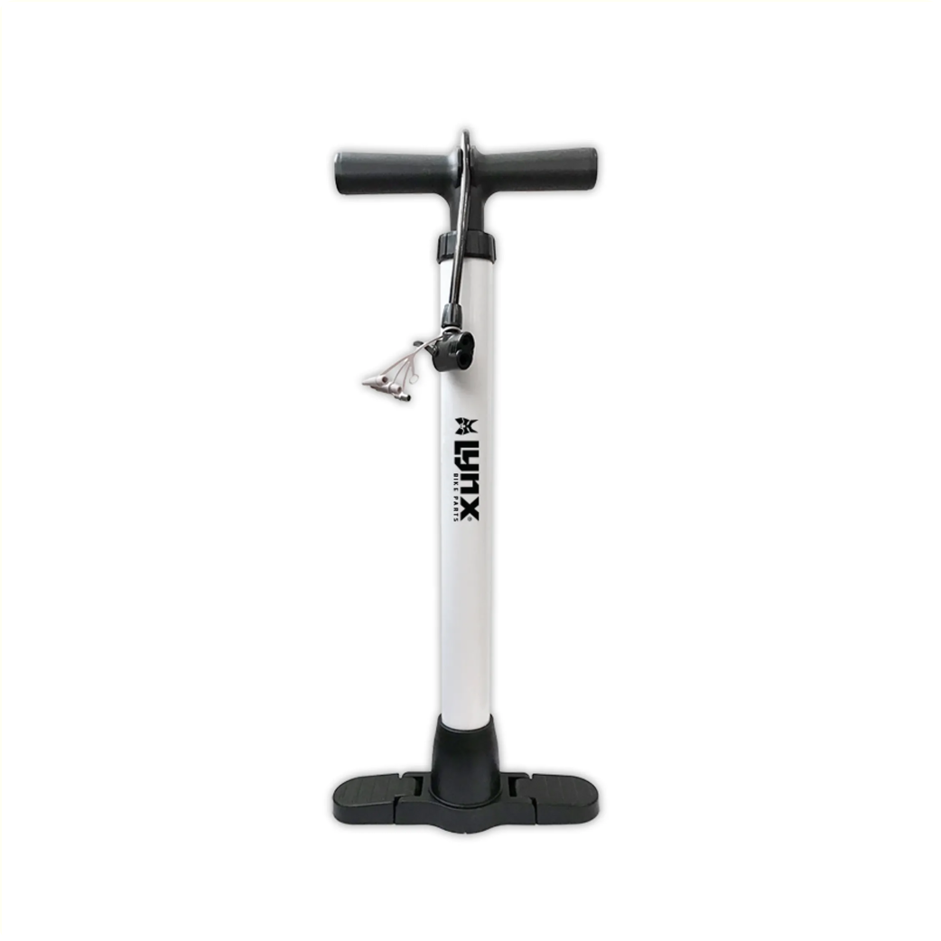 Lynx Storm Fietspomp met inklapbare voet, geschikt voor alle ventielen