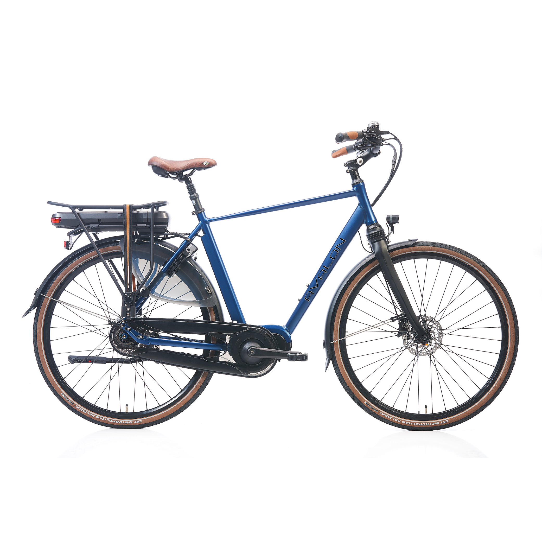 DeLuxe E-bike N8 D.blauw H54 DeLuxe E-bike N8 D.blauw H54