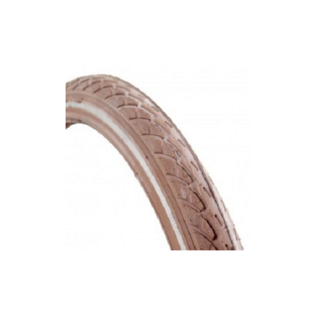Deli buitenband, Bruin met reflectie, 20x1.75, ETRTO 47-406