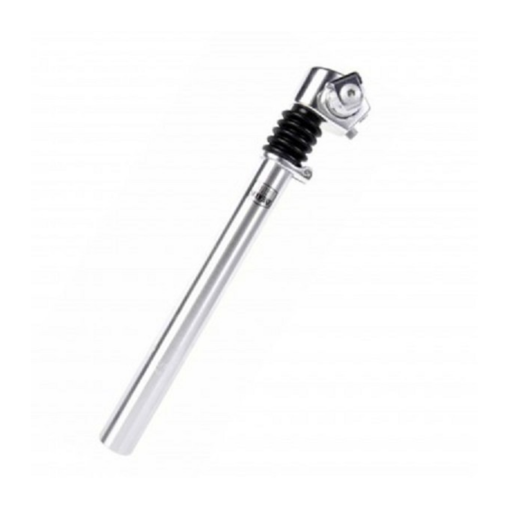 zadelpen verend 27,2 x 310 mm aluminium zilver zadelpen verend 27,2 x 310 mm aluminium zilver