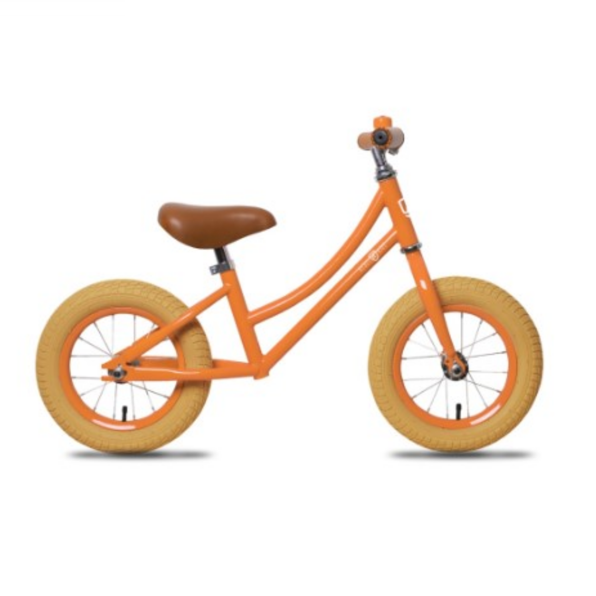 Rebel Kidz Loopfiets 12.5″, Oranje. Met verstelbaar stuur en zadel