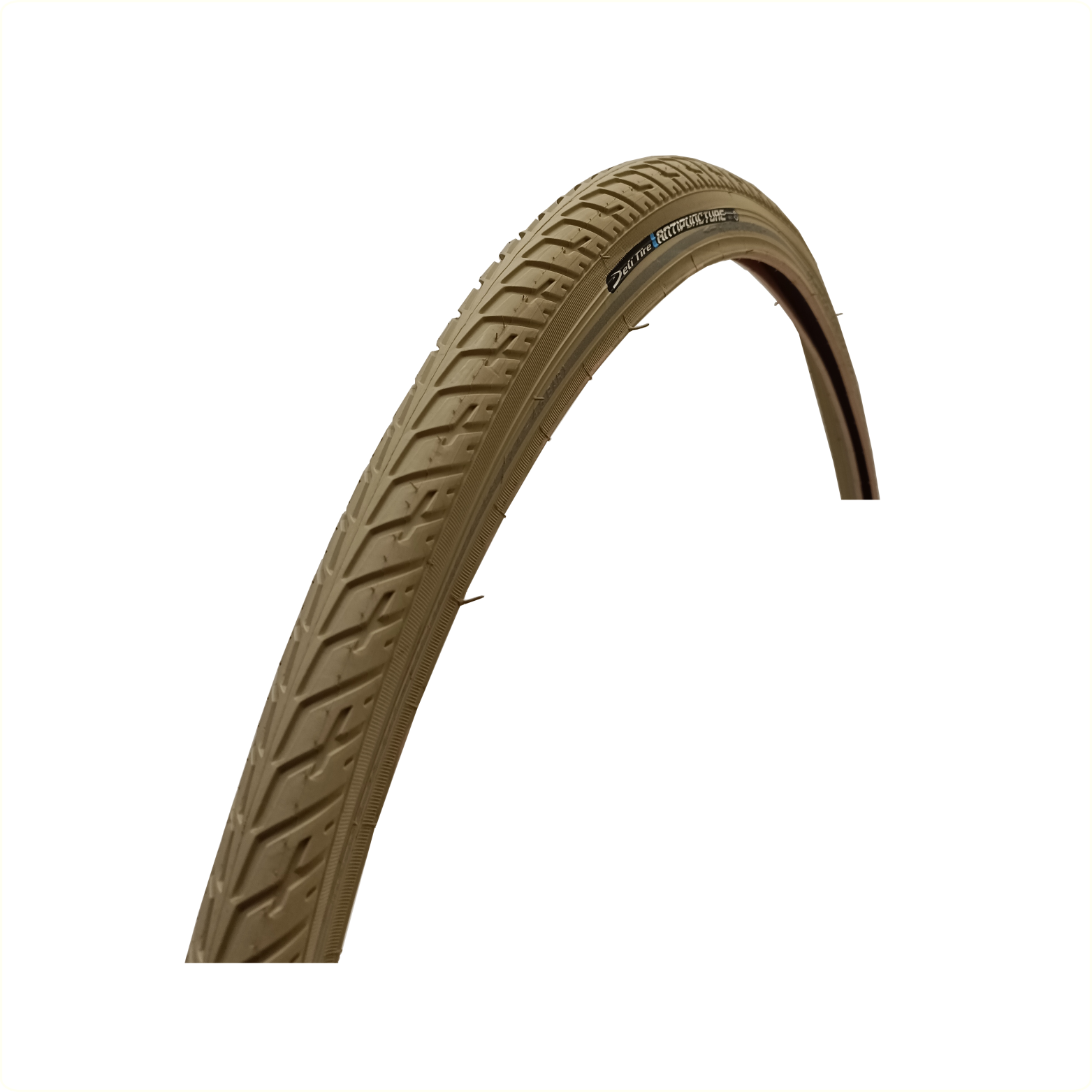 Deli SA-209 buitenband, Creme met reflectie, 28x1.75, ETRTO 47-622