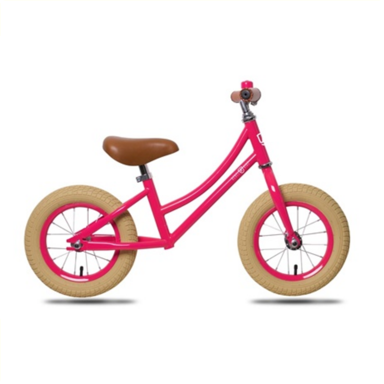 Rebel Kidz Loopfiets 12.5″, fuchsia. Met verstelbaar stuur en zadel