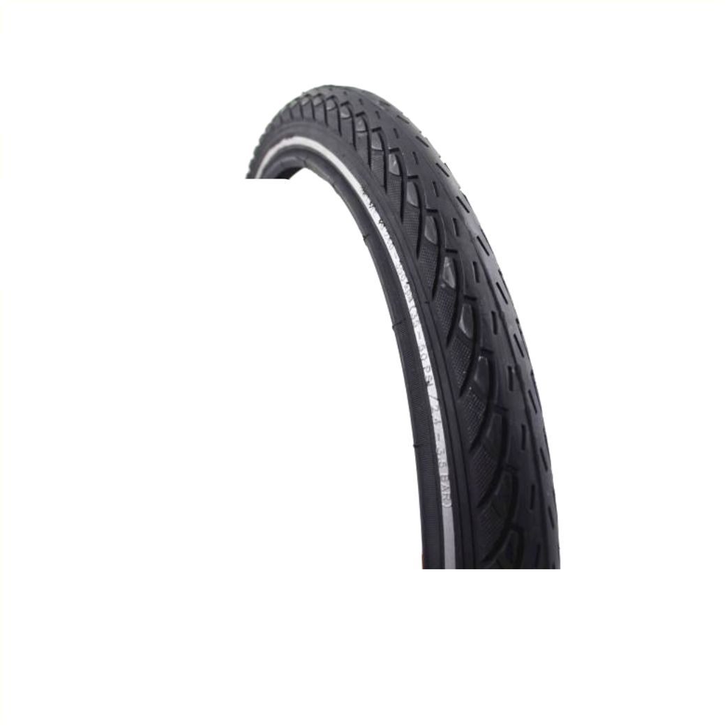 Deli buitenband. Zwart met reflectie, 22x1.75 ETRTO 47-457