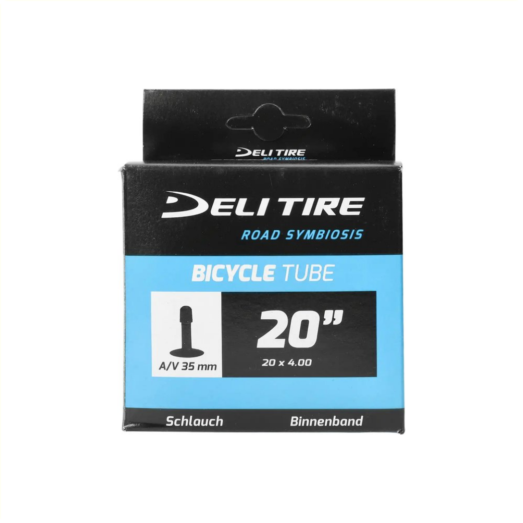 Deli Binnenband Fatbike 20x4.00, Ventiel: schrader/autoventiel 35mm