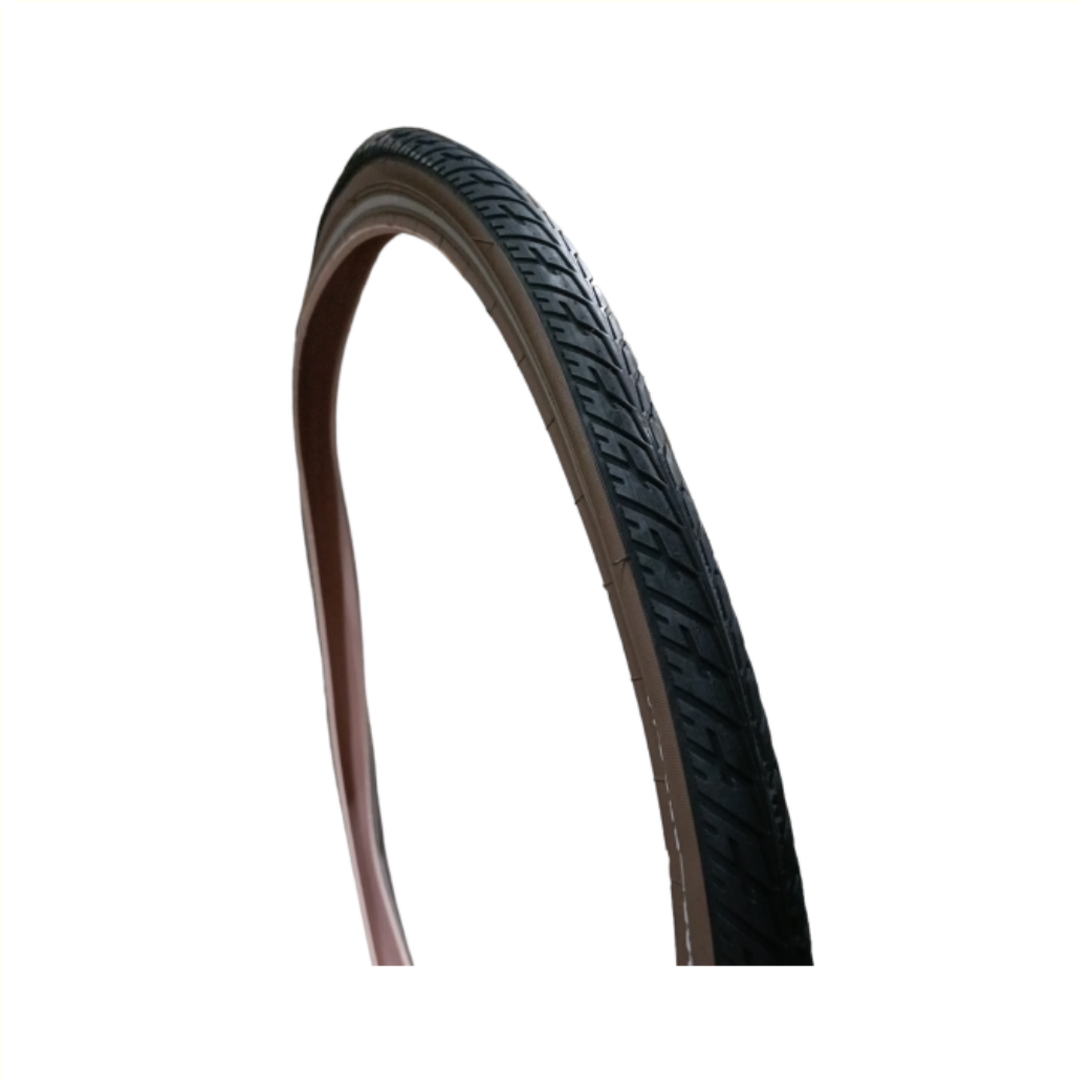 Deli SA-209 PRBB buitenband, zwart/bruin met reflectie, 28x1.75, ETRTO 47-622