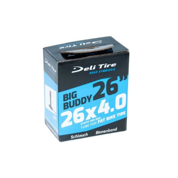 Deli Tire Deli big buddy binnenband 26x4.00 etrto 100-559, ventiel: schrader/autoventiel 35mm