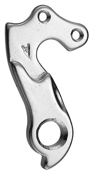 derailleurhanger GH-045 56,8 mm zilver derailleurhanger GH-045 56,8 mm zilver