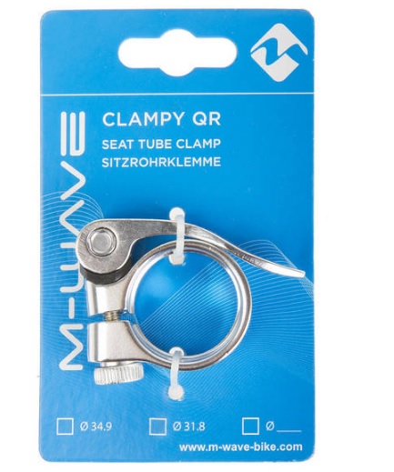 M-Wave zadelpenklem met snelspanner 31.8 250986 op kaart afbeelding