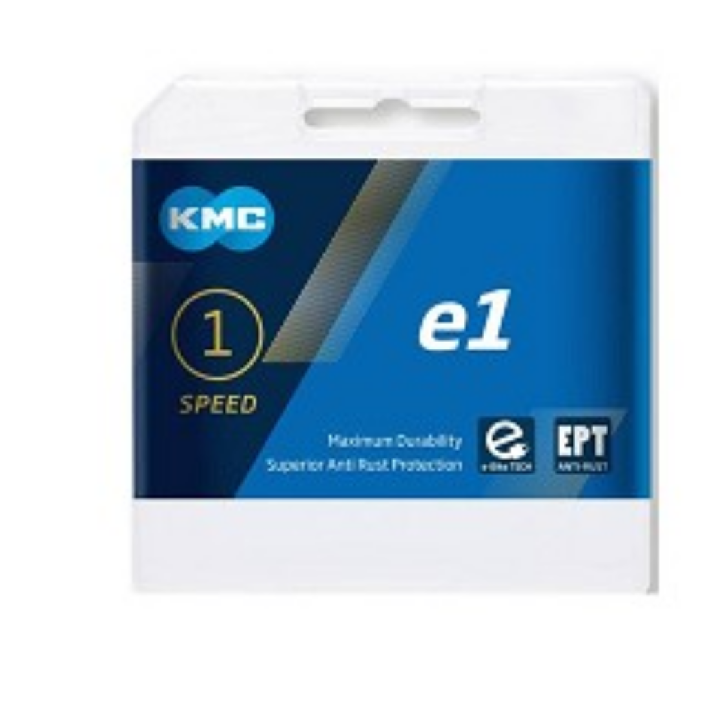 KMC E1 ketting EPT smal 1/2x3/32, anti roest, 130 L single speed