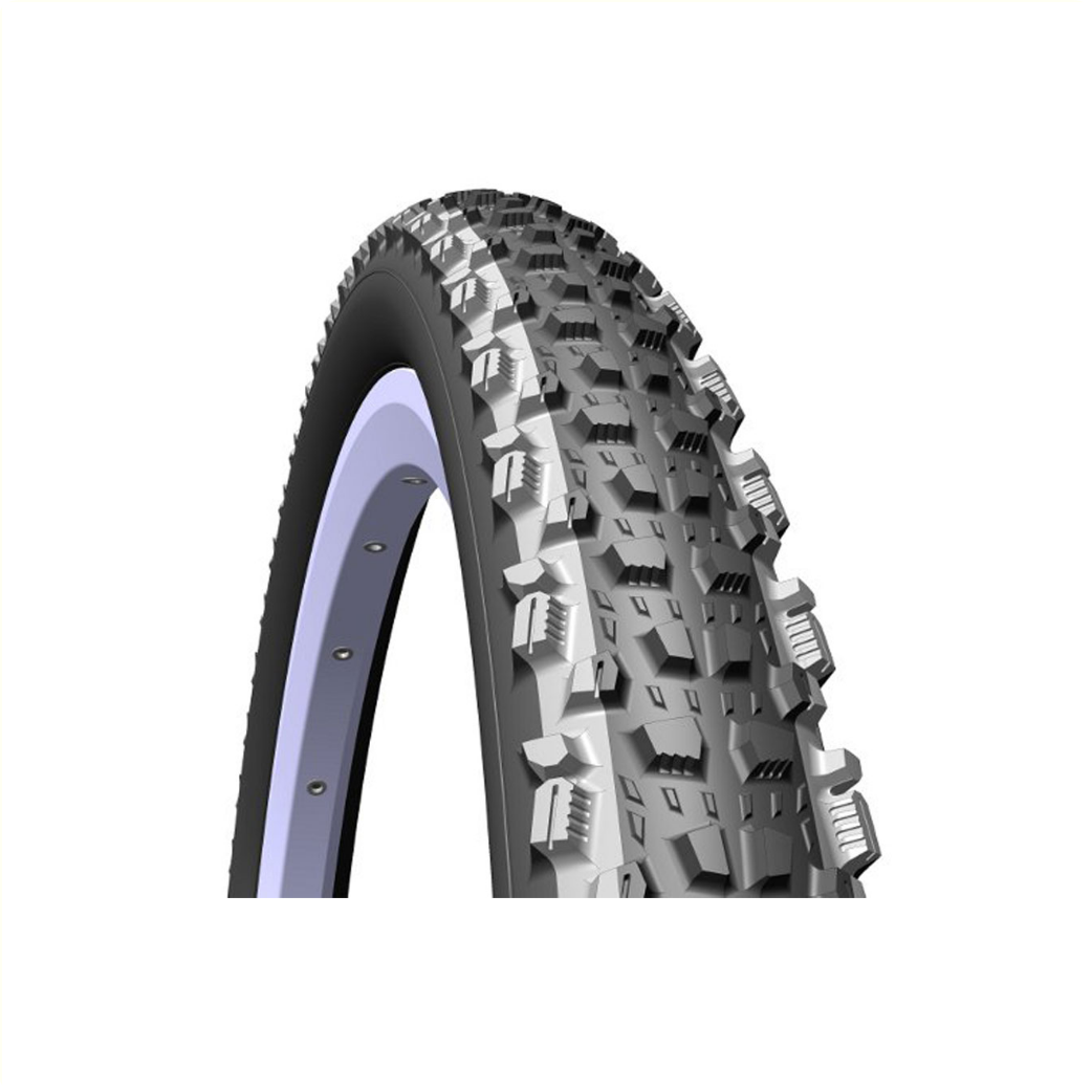 Mitas Scylla V75 buitenband, zwart/wit zonder reflectie, 26x2.1, ETRTO 54-559