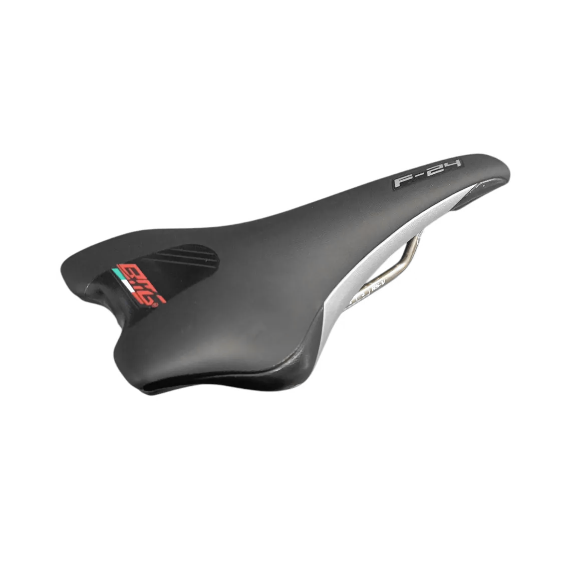 zadel BMG F24 Profi S-0005 zwart/zilver zonder zadelstrop