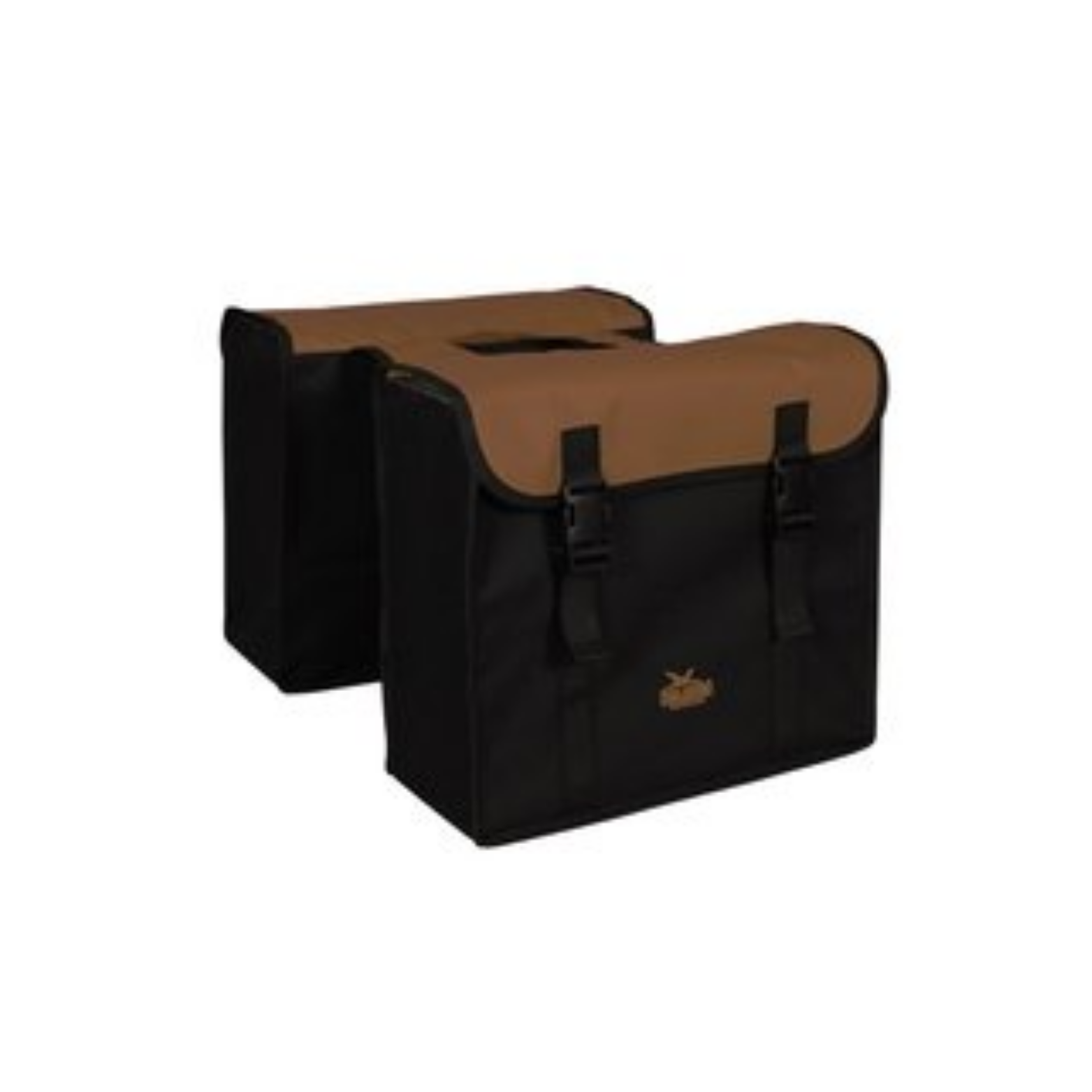 Greenlands dubbele tas, zwart-bruin