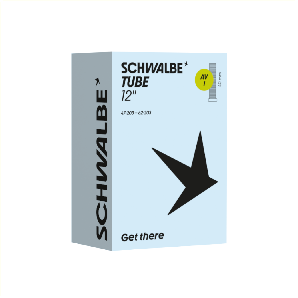 Schwalbe binnenband 12x1/2x1.75 ETRTO 47/62-203, Schräder/auto AV1