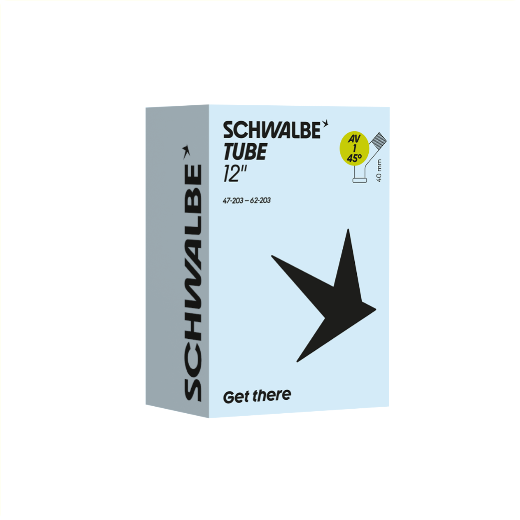 Schwalbe binnenband 12x1/2x1.75 ETRTO 47/62-203, Schräder/auto AV1