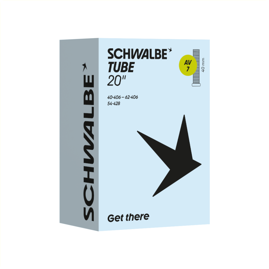 Schwalbe Binnenband 20x1.50-2.50 ETRTO 40/62-406,  Schräder/auto 40mm AV7