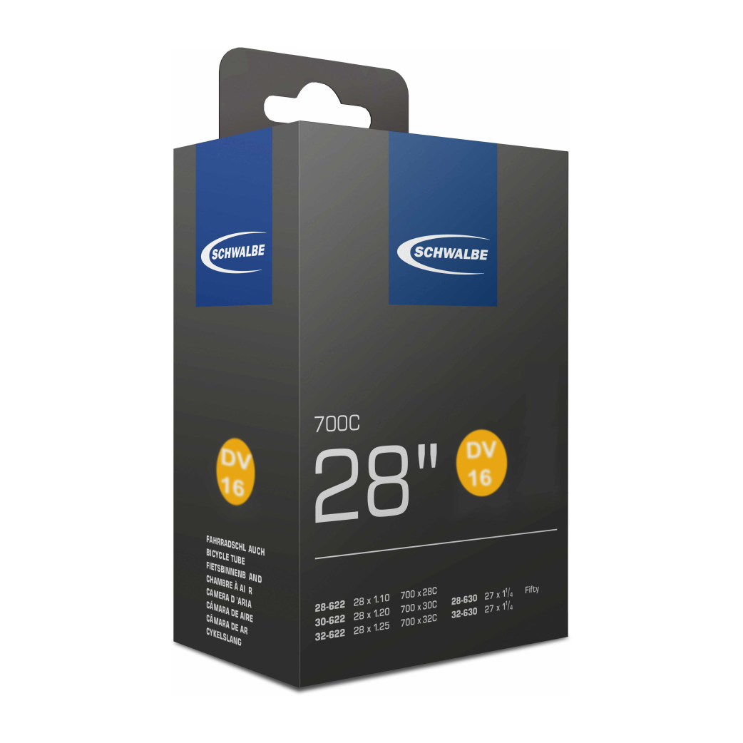 Schwalbe binnenband 28/27x1 1/4-1/8, ETRTO 28/32-622/630, Dunlop Blitz/Holland  DV16 40mm