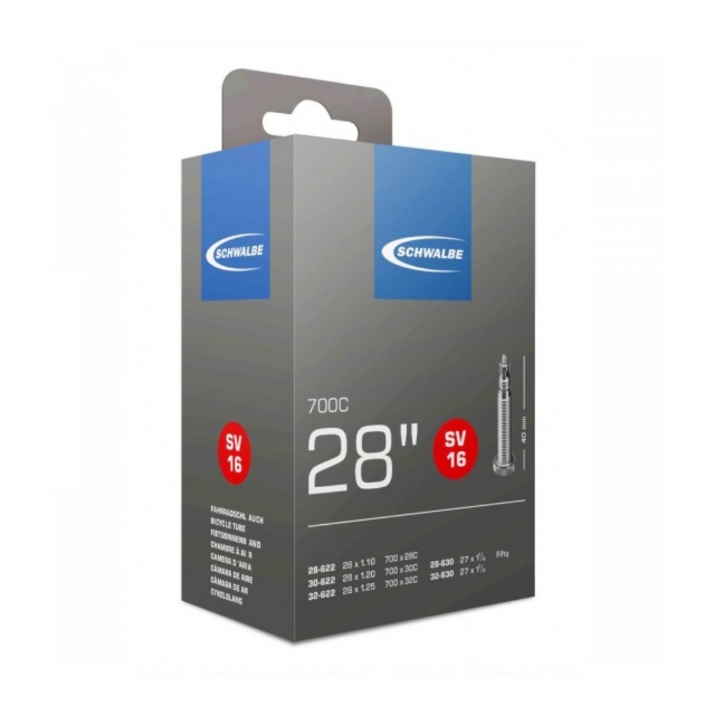 Schwalbe binnenband 28/27x1 1/4 1/8,, ETRTO 28/32-622, Presta/Frans SV16 40mm