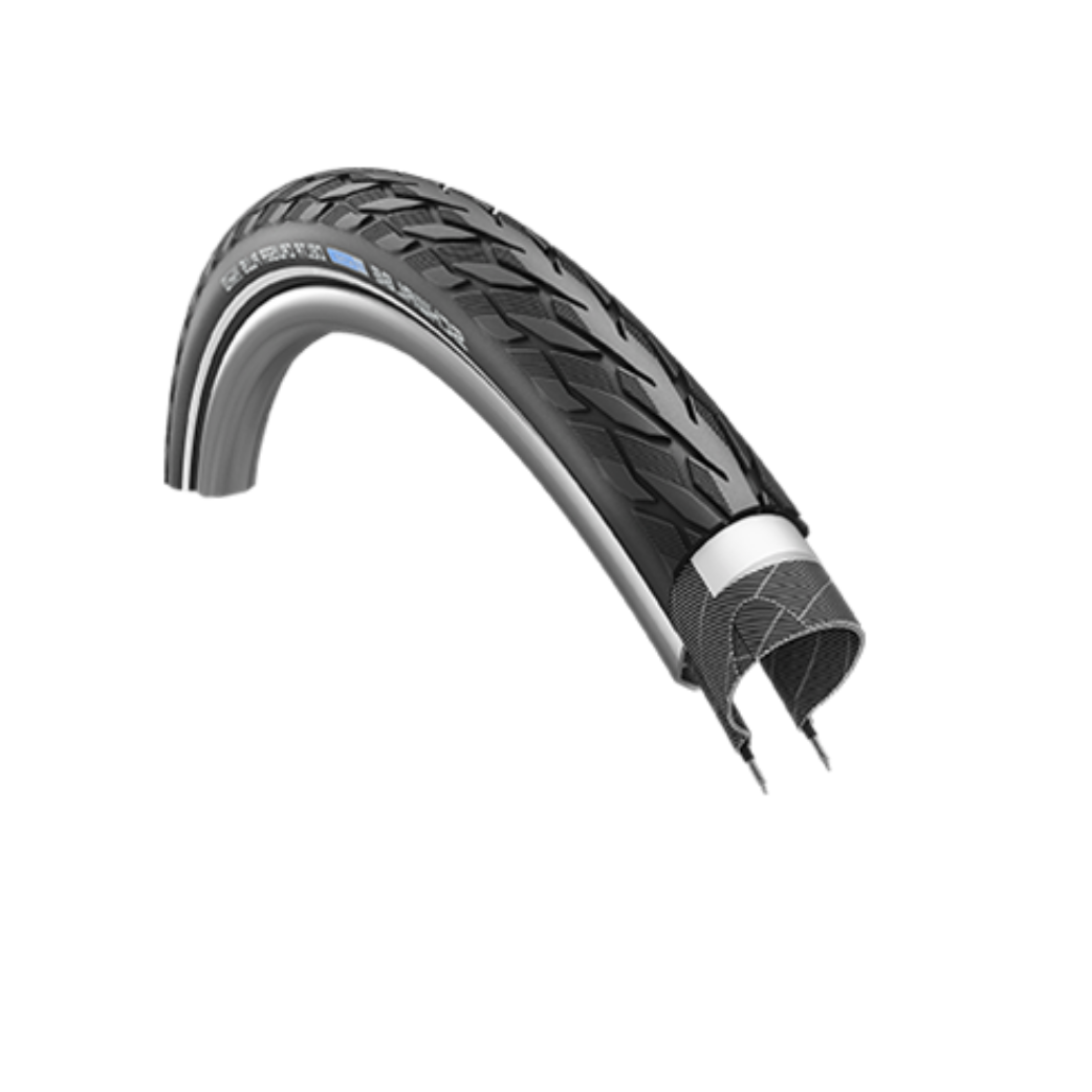 Schwalbe Delta Cruiser plus (Puncture guard), Zwart met  reflectie, 24x1 3/8  ETRTO 37-540