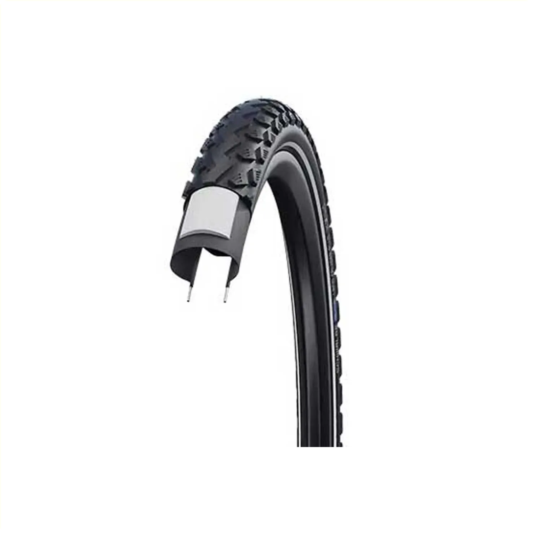 Schwalbe Land cruiser Plus (3mm Puncture-guard), Zwart met  reflectie, 28x2.00, ETRTO 50-622 All weather profile,4 season tyre