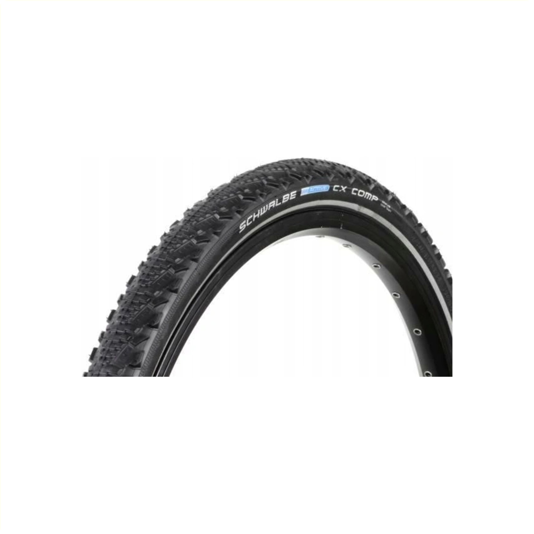 Schwalbe CX Comp (K-Guard anti-lek), Zwart met reflectie, 28x1.50, ETRTO 40-622