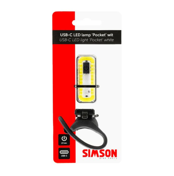 Simson USB-C LED lamp ‘Pocket’ wit