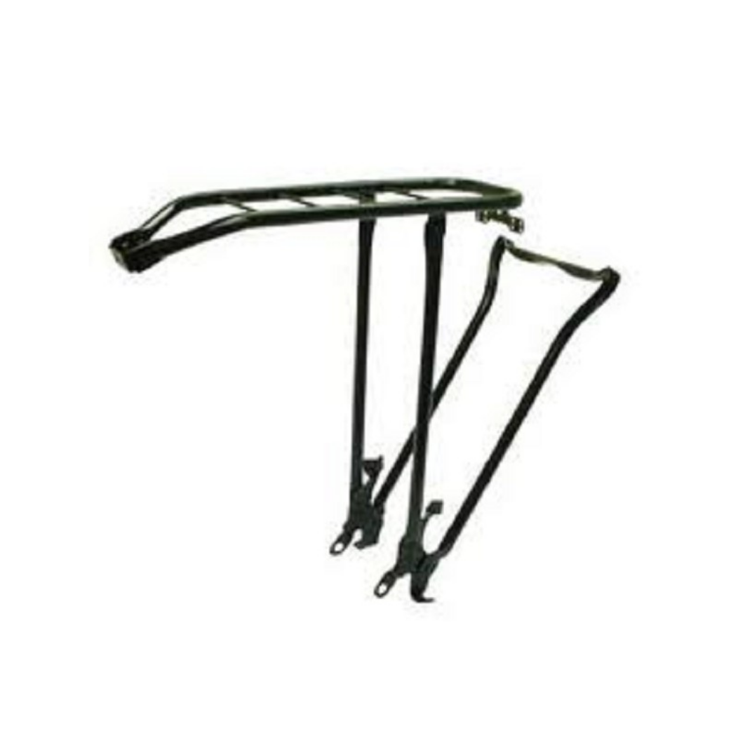 bagagedrager achter met klapstandaard 28 inch staal zwart bagagedrager achter met klapstandaard 28 inch staal zwart