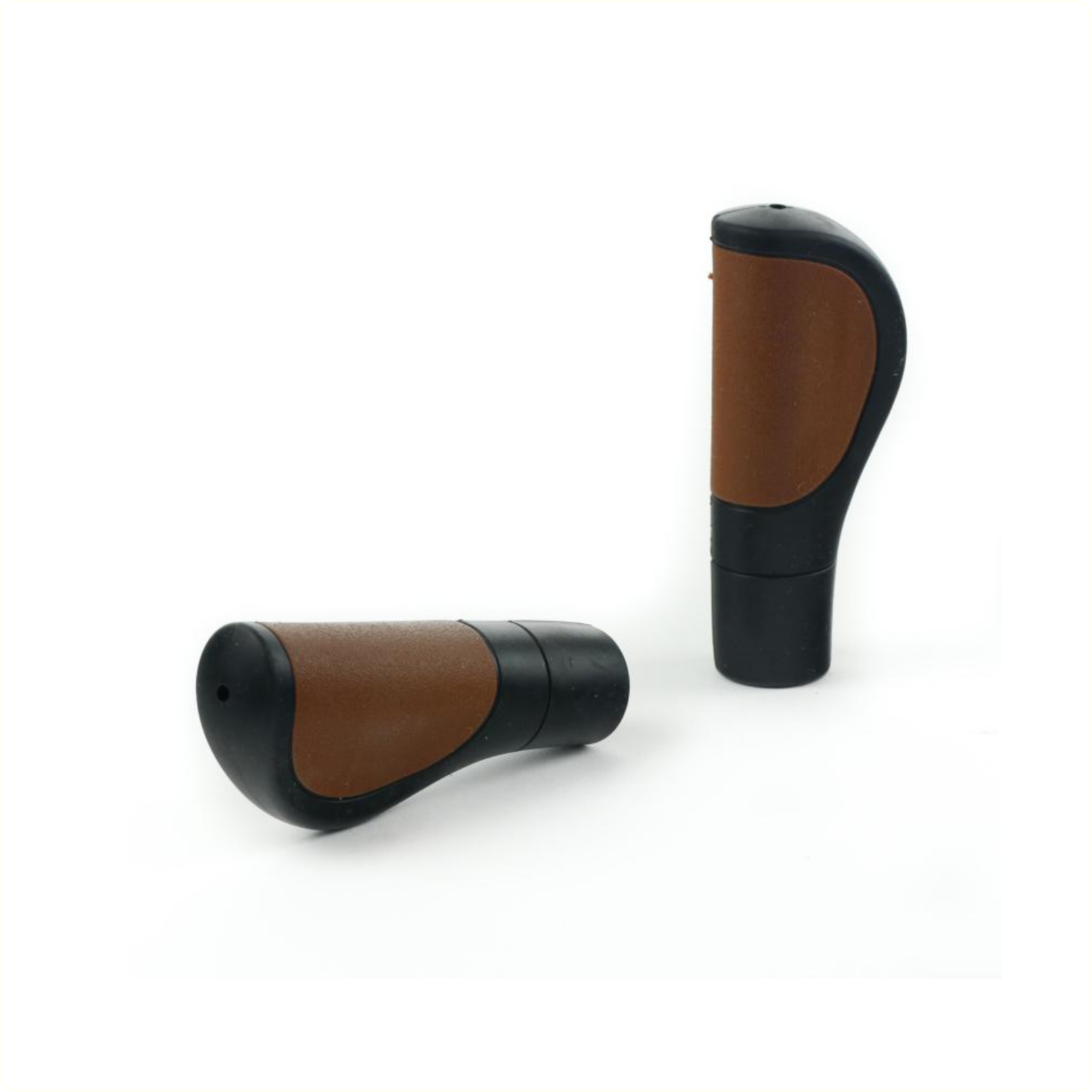 Widek handvatten city comfort zwart/bruin, 6 stuks (werkplaatsverpakking)