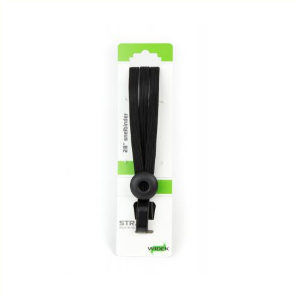 Dr Eye veiligheidsbinder met stalen haak in zwart met drie banden 12mm in zwart 191100 op kaart (54cm)